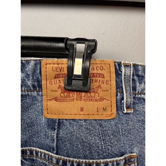 Vintage Levi's Jeans Women's 16 R Baggy Ankle Carpenter Denim Light Wash Skater - Picture 4 of 11